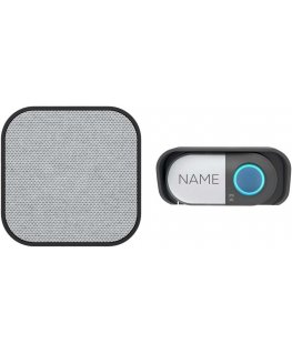 Orno ATEL AC, wireless network doorbell, learning system, 38 sounds, 150m, black