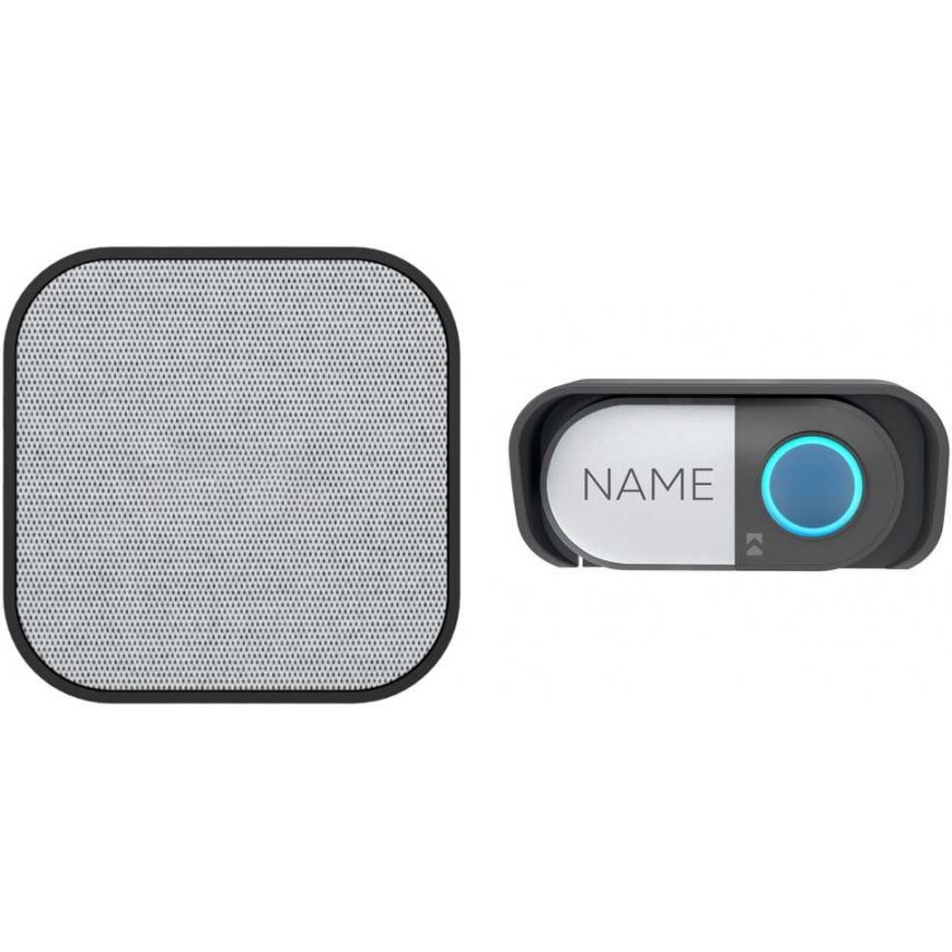 Orno ATEL AC, wireless network doorbell, learning system, 38 sounds, 150m, black