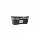 Flower box with tray Gaia 30x13x12cm brown Flower box with tray Gaia 30x13x12cm brown