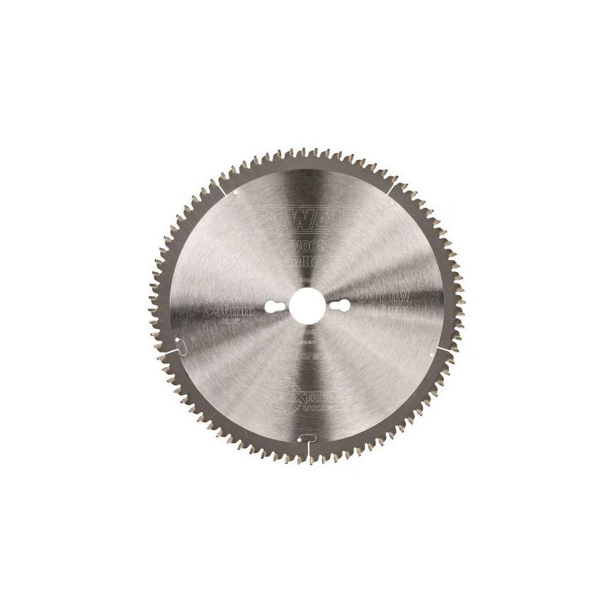 Pjovimo diskas medienai DeWalt 260x2,6x30,0 mm Z80 -5° – 3