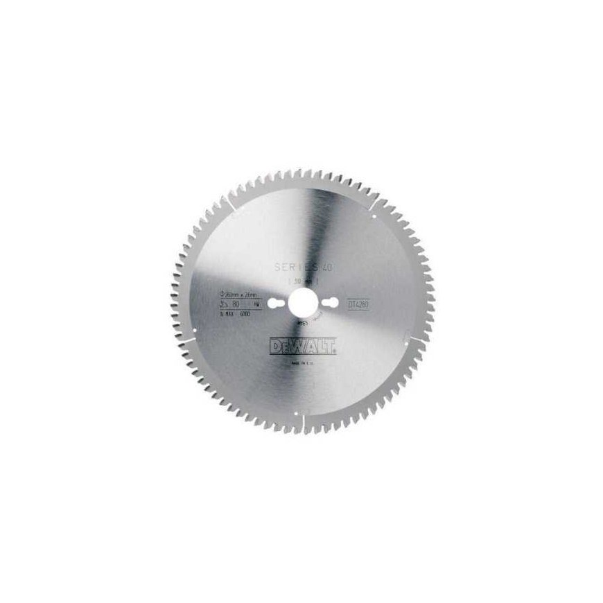 Pjovimo diskas medienai DeWalt 260x2,6x30,0 mm Z80 -5° – 4