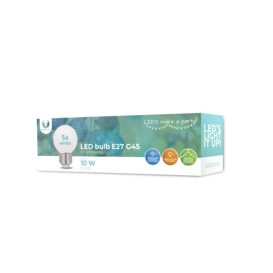 Forever Light LED Bulb E27 G45