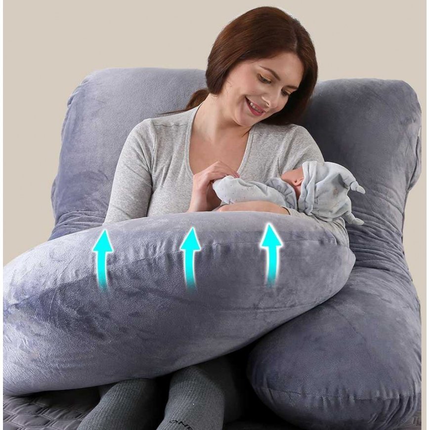 MOMCOZY MULTIFUNCTIONAL PREGNANCY PILLOW, U SHAPE – 3