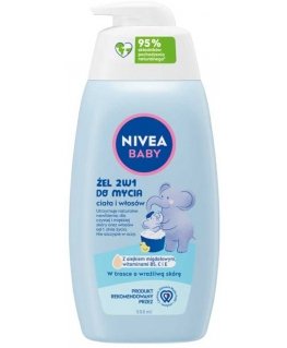 Nivea Baby gel 2in1 for washing body and hair 500ml