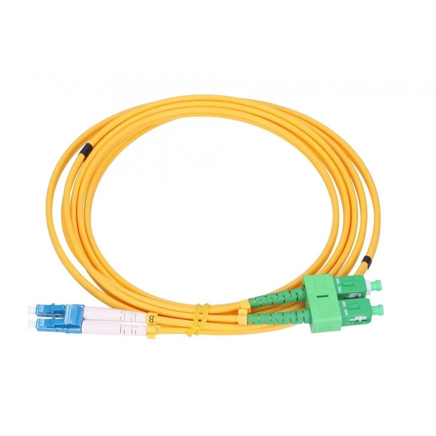 Extralink EX.12363 InfiniBand- ja kuituoptiikkakaapeli 20 m SC LC FTTH Keltainen