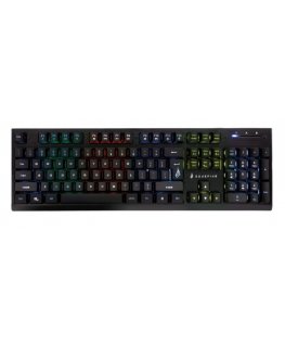 SureFire KingPin X2 tastatūra USB QWERTY Amerikāņu angļu valoda Melns, Metālisks