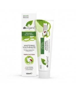 Dr Organic Aloe Vera Отбеливающая зубная паста 100 ml