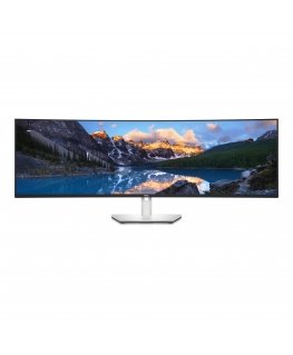 DELL UltraSharp U4924DW LED display 124.5 cm (49") 5120 x 1440 pixels 5K Ultra HD LCD Black, Silver