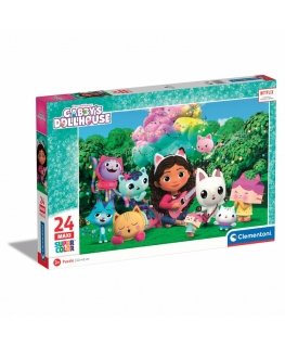 Clementoni Supercolor Gabbys Dollhouse Puzle 24 pcs Komiksi