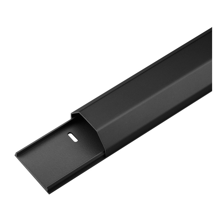 Goobay 90724 cable tray Straight cable tray Black