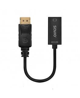 Savio AK-62 видео кабель адаптер 0,2 m DisplayPort HDMI