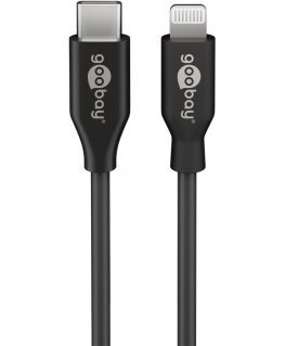 Goobay 39428 Lightning-kaapeli 0,5 m musta