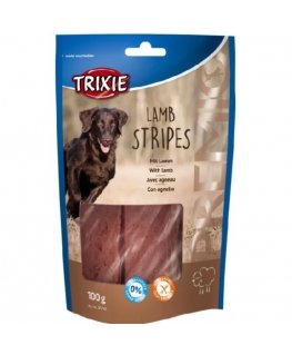 Treats for dogs : Trixie Premio Lamb Stripes, 100g