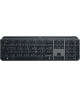 Logitech MX Keys S tastatūra RF bezvadu sakari + Bluetooth QWERTZ Vācu Grafīts