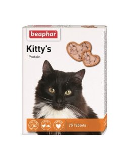 Vitamins for cats : Beaphar KITTY'S + Protein (Fish), 180tab.