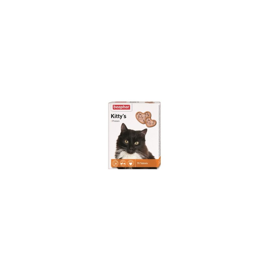 Vitamins for cats : Beaphar KITTY'S + Protein (Fish), 180tab.