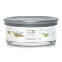 Yankee Candle Clean Cotton vaško žvakė Cilindras Medvilnės žiedai, Citrina, Baltažiedžių gėlių Balta