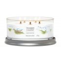 Yankee Candle Clean Cotton vahakynttilä Sylinteri Puuvillankukka, Sitruuna, Neilikka Valkoinen 1 kpl