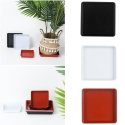 Flower pot with tray Gaia Ø15x15cm black Flower pot with tray Gaia Ø15x15cm black