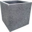 Flower pot with tray Gaia Ø15x15cm black Flower pot with tray Gaia Ø15x15cm black