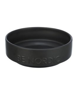 Bowl for animals, ceramic : Trixie BE NORDIC bowl, flat, ceramic
