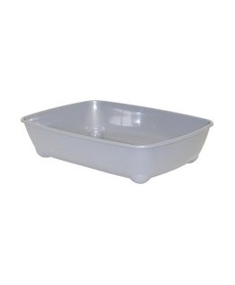 Cat litter tray : Magic Cat Litter Tray Economy 42*31*13cm, grey