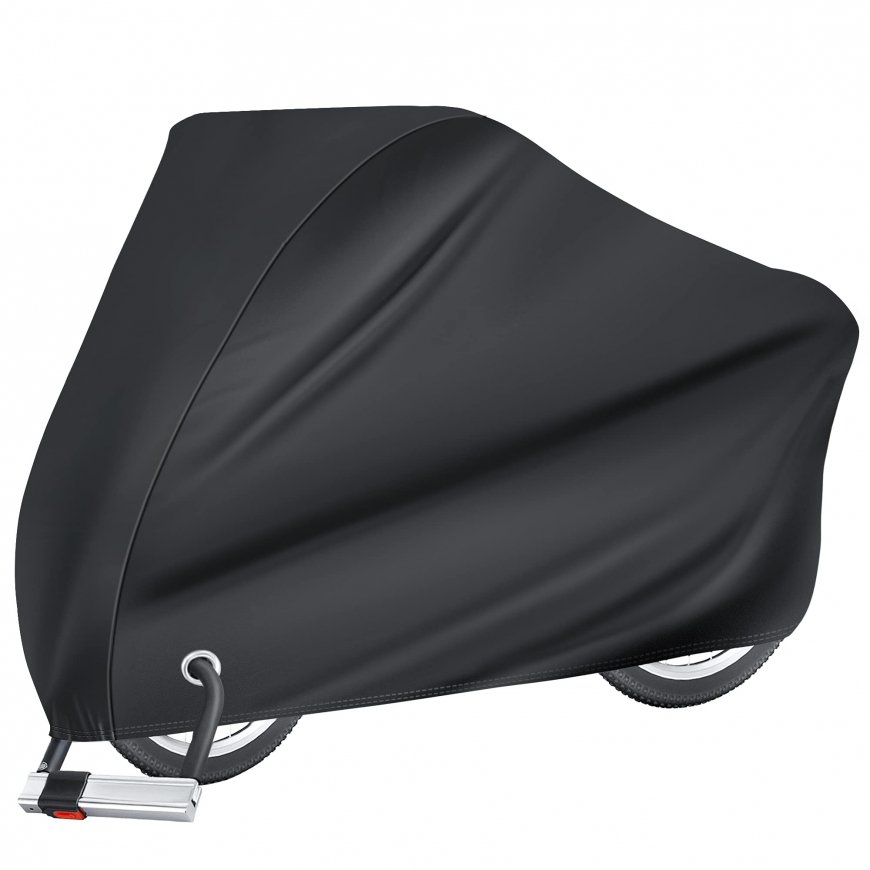 Waterproof bike cover size M - black – 2