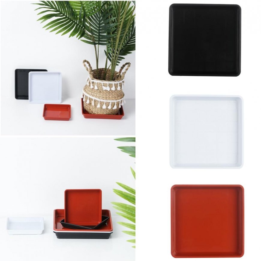 Flower pot with tray Gaia Ø15x15cm white