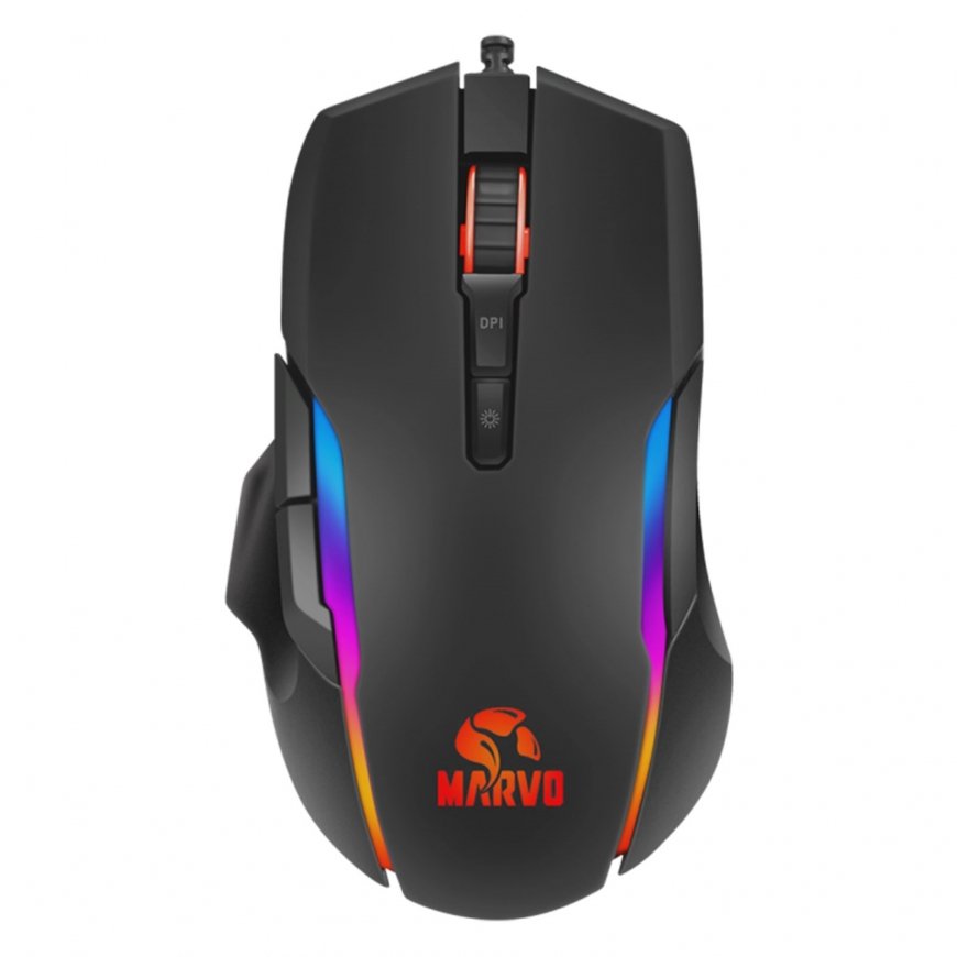 Marvo G945 hiir Mängimine Mõlemakäeline USB tüüp A Optiline 10000 DPI