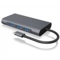ICY BOX IB-DK4040-CPD Wired USB 3.2 Gen 1 (3.1 Gen 1) Type-C Anthracite, Black ICY BOX IB-DK4040-CPD Wired USB 3.2 Gen 1 (3.1 Gen 1) Type-C Anthracite, Black