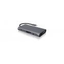 ICY BOX IB-DK4040-CPD Проводная USB 3.2 Gen 1 (3.1 Gen 1) Type-C Антрацит, Черный ICY BOX IB-DK4040-CPD Проводная USB 3.2 Gen 1 (3.1 Gen 1) Type-C Антрацит, Черный