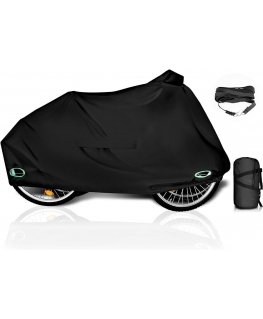 Waterproof bike cover size L - black