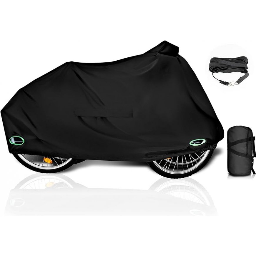 Waterproof bike cover size L - black