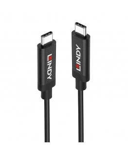 Lindy 43348 USB kabelis 3 m USB 3.2 Gen 2 (3.1 Gen 2) USB C Melns