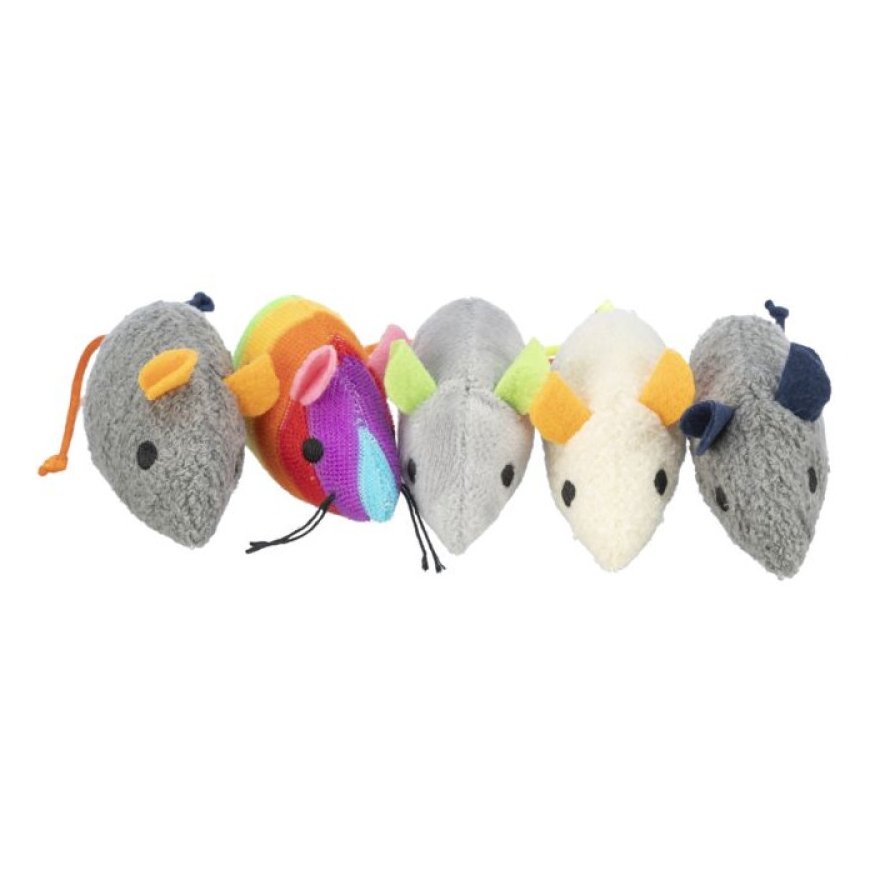 Cat toy : Trixie Mouse, plush, catnip, 7 cm