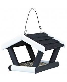 Outdoor bird feeder : Trixie Natura Hanging bird feeder, 17 × 19