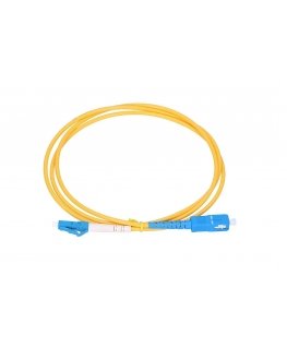 Extralink EX.12257 InfiniBand- ja kuituoptiikkakaapeli 0,5 m SC LC FTTH Keltainen