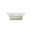 Le Creuset Rectangular Heritage Stoneware 19x14cm | 1,1L white Le Creuset Rectangular Heritage Stoneware 19x14cm | 1,1L white