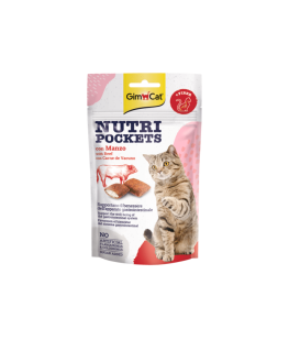 Cat food : GIMBORN GimCat Nutri Pockets with Beef and Malt 60g