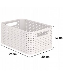 Box Style S 28,5x19,4x13cm light grey