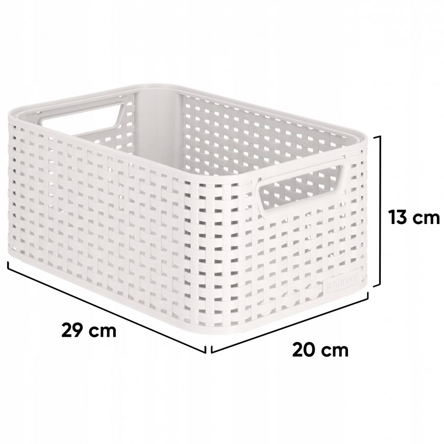 Box Style S 28,5x19,4x13cm light grey