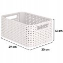 Box Style S 28,5x19,4x13cm light grey Box Style S 28,5x19,4x13cm light grey