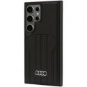 Audi Synthetic Leather MagSafe S24 Ultra S928 czarny|black hardc Audi Synthetic Leather MagSafe S24 Ultra S928 czarny|black hardc