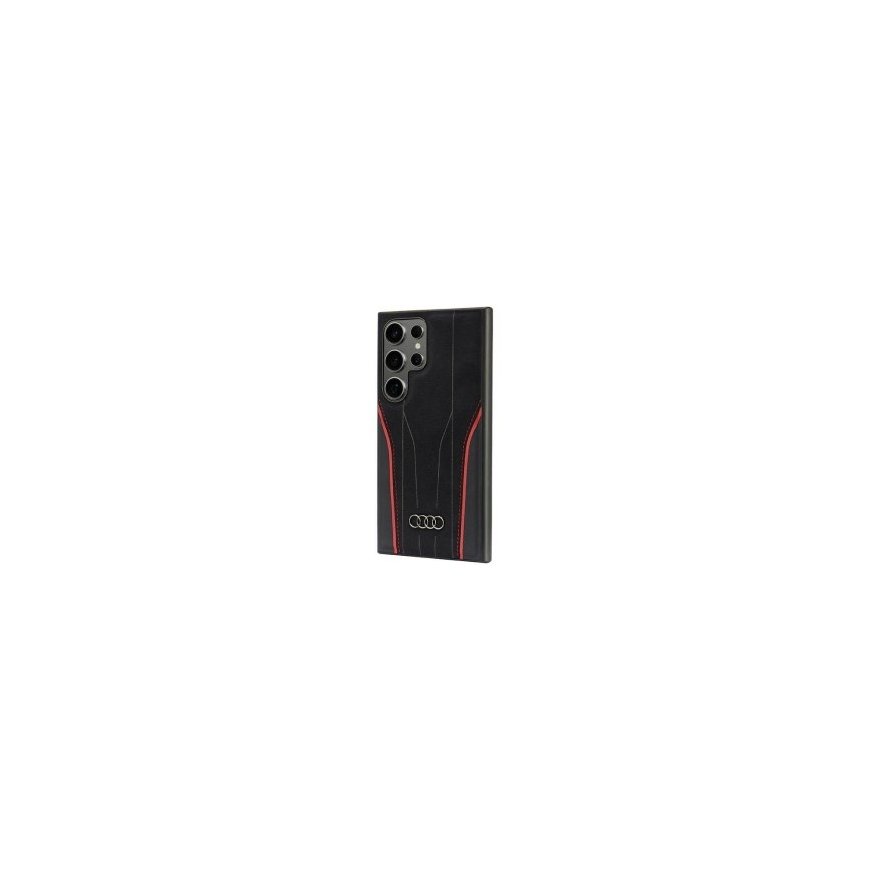 Audi Synthetic Leather MagSafe S24 Ultra S928 czarny|black hardc – 2
