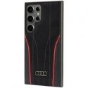 Audi Synthetic Leather MagSafe S24 Ultra S928 czarny|black hardc Audi Synthetic Leather MagSafe S24 Ultra S928 czarny|black hardc