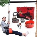 Fofana Ninja Slider Zipline Pulley Kit -vaijeriliukusetti, 20 m Fofana Ninja Slider Zipline Pulley Kit -vaijeriliukusetti, 20 m