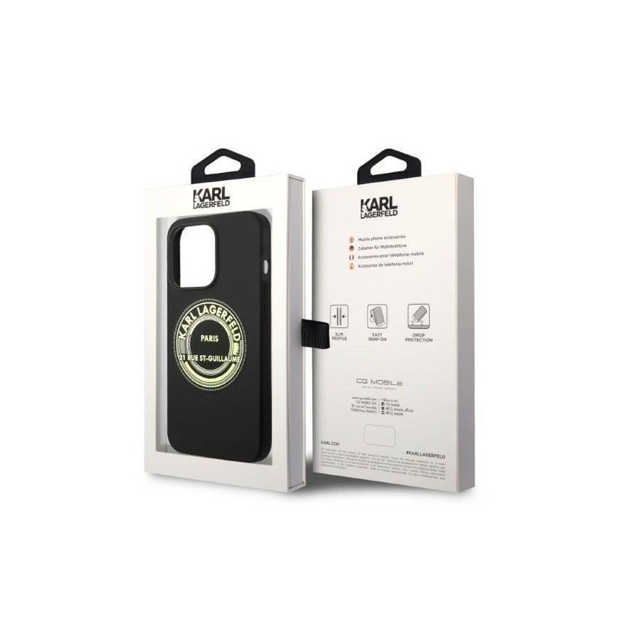 Karl Lagerfeld KLHCP14LSRSGRCK iPhone 14 Pro 6,1" hardcase czarn