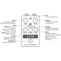 Universal Audio UAFX 1176 Studio Compressor -pedaali