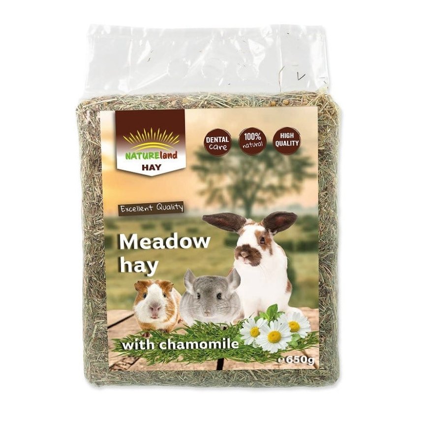Hay : Placek Nature Land Meadow hay with chamomile, 650g