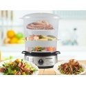 Beper BC.250 steam cooker 3 basket(s) Countertop 800 W Stainless steel, Transparent Beper BC.250 steam cooker 3 basket(s) Countertop 800 W Stainless steel, Transparent